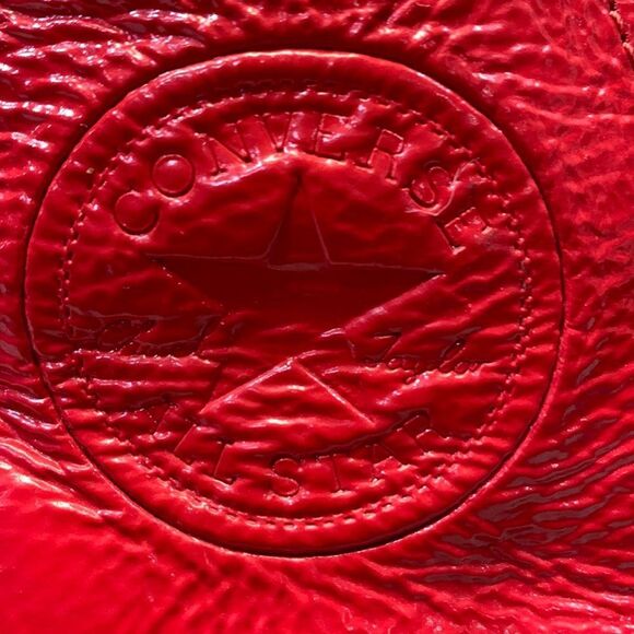 CONVERSE Chuck Taylor All Star 70’s Hi RED Leather Sz M-7.5 W-9.5 - Picture 5 of 11